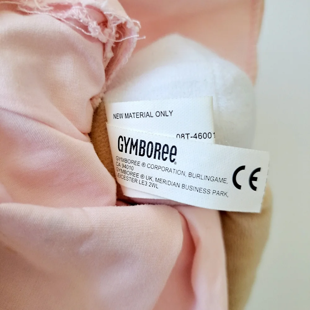 Vintage 2001 Gymboree Gymbelle Retired Tea Party Plush Doll w/ Pink Dress Purse